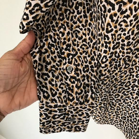 J.Crew Leopard Print Silk Shirt - Picture 8 of 13